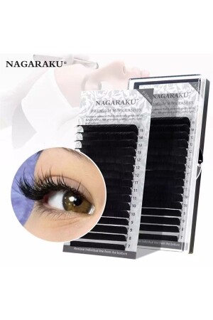 0. 10 Thickness D Curl Mix Silk Eyelashes 7-15 Mm Length Range - Nagaraku
