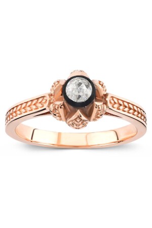 0. 12 Carat Diamond Solitaire Ring - Sembol Gold