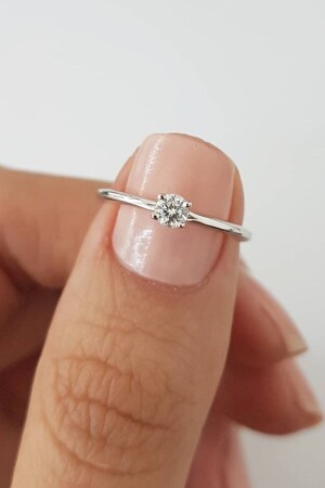 0. 30 Karat Solitärring - Crystal Diamond Zirconia