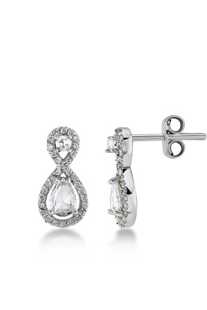 0. 33 Carat Diamond Earrings with Stones - Sembol Gold