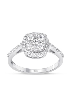 0. 38 Carat Diamond Fancy Night Light Ring - Keops Pırlanta