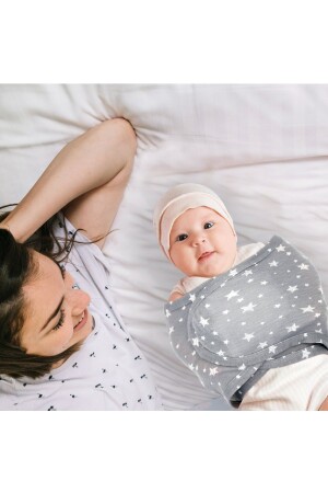 0-4 Months New Season Patterned Colorful 100% Cotton Ready Sash Swaddle Belt Half Swaddle - Mommyslab