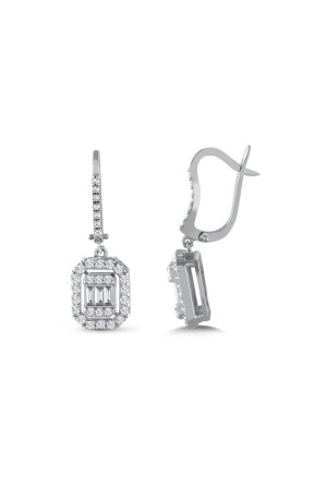 0-45 Karat Pırlanta Küpe - Alpay Jewellery