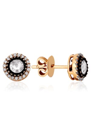 0. 59 Carat Diamond Earrings - Sembol Gold