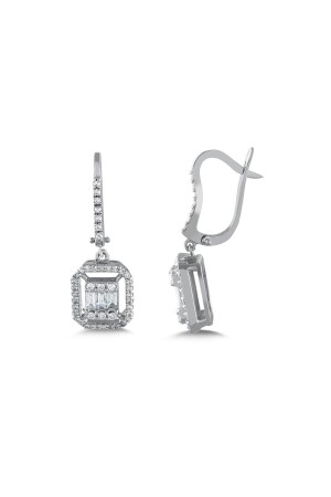 0-61 Karat Pırlanta Küpe - Alpay Jewellery
