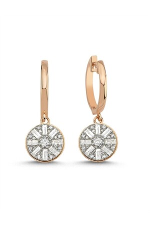 0-68 Carat Gold Baguette Earrings - Pirlant