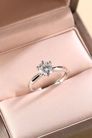 0. 75 Karat Solitärring - Crystal Diamond Zirconia