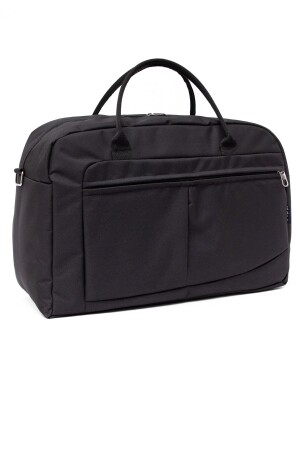 00803 Black Travel Fitness and Sports Bag with Shoulder Strap - Kaff