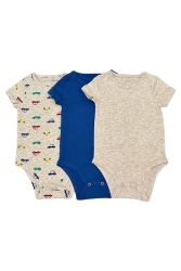 (مـنـز-بيـروز) الطفل 0082 (الرجال) القصير الثلاثة قطع (بادي) 8632450112972 - PİEROSBABY