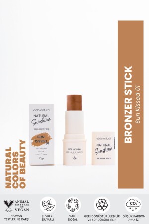 منز-برونزر عصا الشمس قبلة 01 100% طبيعي - Bade Natural