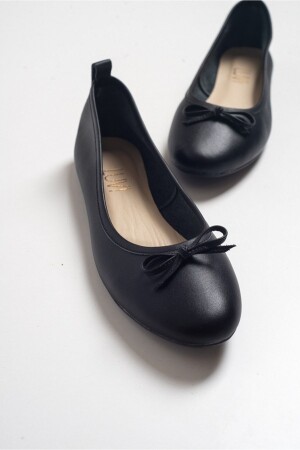 01 Siyah Cilt Kadın Babet - Luvishoes