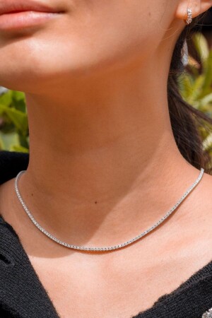 0.10 Carat Waterway Necklace inari04065 - Crystal Diamond Zirconia