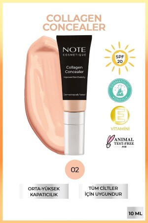 مكنز كولاجين 02 SPF 20 تحت العين مكنز كولاجين - Note Cosmetics