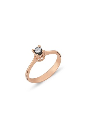 0.20ct Elmas Tektaş Yüzük-8k - Engingold