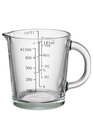 0.5 Lt Ölçek Isıya Dayanıklı Cam Ölçü Kabı Iki Ölçü Birimi, Dl Ve Pint Yükseklik: 12 Cm NGUG339 - IKEA