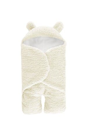 0–6 Monate Baby-Schlafsack mit Lammdaunen – Creme NMBK0001 - NİMBLES MODA