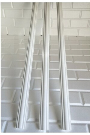 1 Adet Fiyatıdır Beyaz Dekoratif Duvar Çıtası Kendinden Yapışkanlı Stropiyer 100 Cm - Decosa