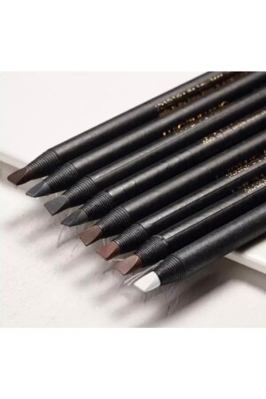 1 Adet Microblading Kalıcı Makyaj Tasarım Kalemi Haozhuang 10 Beyaz İthalsepeti0164 - İthalSepeti