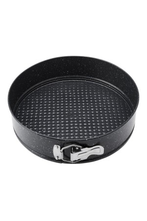 1 Circle Springform Cake Mold Black 28 Cm Aluminum Standard Black - Emsan