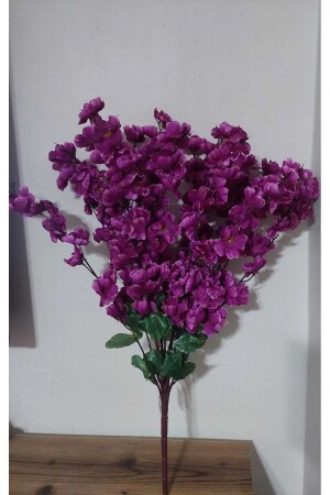 1 PC 9-BRANCHED Fuchsia SPRING BRANCH POT VASE DECOR ORNAMENT - Yasima