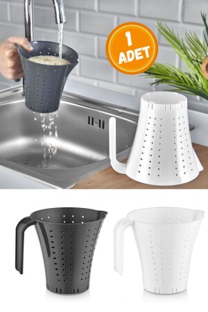 1 PC Practical Handled Pasta and Rice Strainer - Wappa