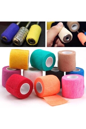 1 Permanent Makeup and Tattoo Device Grip Bandage (black) - Genel Markalar