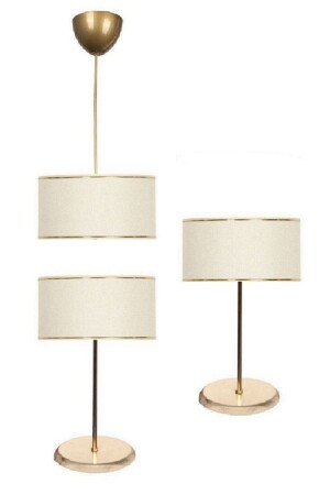 1 Piece Chandelier 2 Pieces Gold Plated Cream Lampshade 1453krem-3 - White West inn House