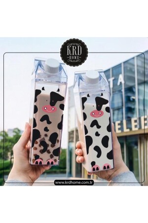 1 Piece Plexiglass Mica Transparent Milk Bottle Box Bottle 500ml yz-3398bottle - YzHome