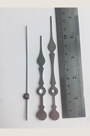 1 Set Silver Hour and Minute Hands - Platin Saat