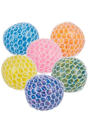 1 Stress Ball Imported Model with Glitter Inside Hand Movement Force Stress Toy Squeeze Ball Gel Brain Slime Ball - Reflect Your Style