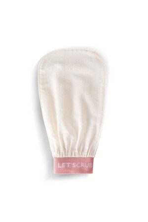 1 Stück Ecru Bath Shower Scrub Peeling-Handschuh aus 100 % Flush Silk für Damen und Herren - Let'scrub