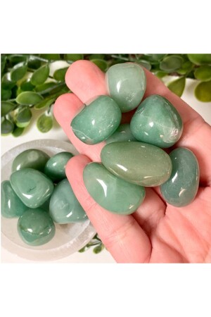 1 Wallet Size Tumbled Natural Aventurine Stone ametrine Lava Natural Stone Ramadan Holiday Gift - Mystic Energy