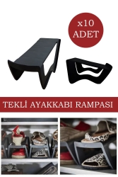 10 Adet Ayakkabı Düzenleyici Ayakkabı Rampası Dolap Içi Ayakkabı Rafı 10ADETRAMPA - Lira