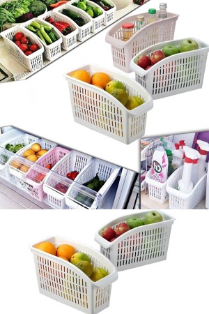 10 Adet Buzdolabı Düzenleyici Organizer , Dolap Içi Düzenleyici Organizer mtttk010 - Genel Markalar