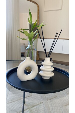 10 cm 2’Li Minimal Pinterest Dekoratif Pampas Vazo - Rç Dekor