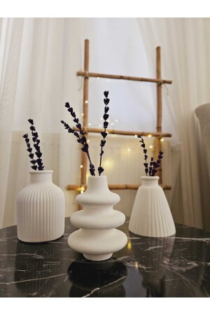 10 Cm Minimal Vase Set & 3-Piece Decorative Vase - Dnz Dekor