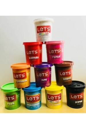 10 Colors Play Dough 150 g. cbk-10161 - Lets