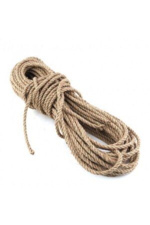 10 Meters Jute Rope 6 Mm - Decoration Rope Hessian Jute Whip Linen Straw Rope Sack Rope - Deba