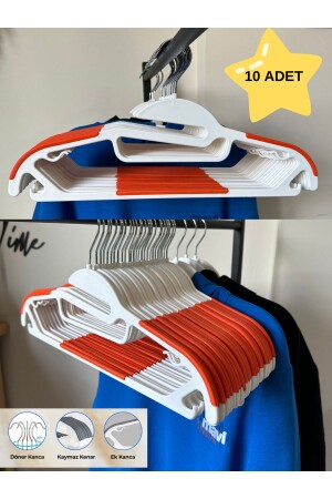 10 Multi-Functional Clothes Hangers Combining Elegance and Order - Thin Structure and Non-Slip - Long Way