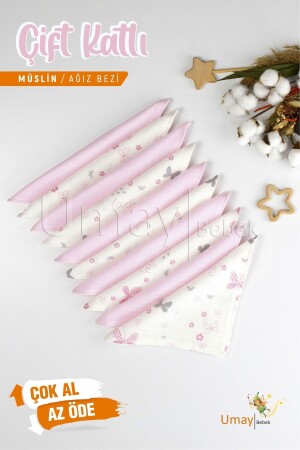 10 Pack Muslin Mouth Cloth Wipes 25x25cm TYC00491830679 - Umaybebek