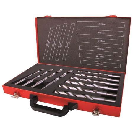10-piece drill bit set for metal RUKO HSS 14-20 mm - Ruko