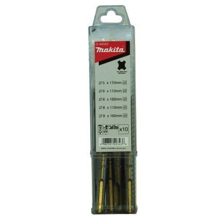 10-piece drill bit set MAKITA SDS+ - Makita Accessories