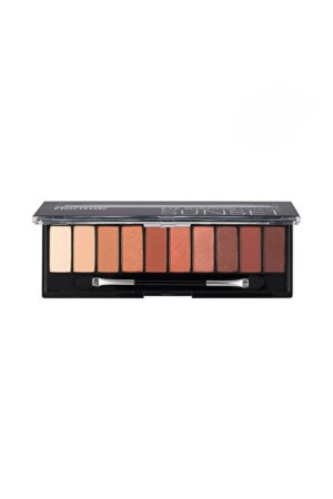 10-Piece Eyeshadow Palette (NUDE AND EARTH TONES)-eyeshadow Palette-003 Sunset- 8690604551699 - Flormar