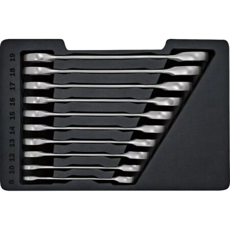 10-piece ratchet wrench set BOSCH - Bosch