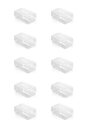10-Piece Transparent Men's Shoe Box TYC00556608994 - Bambus