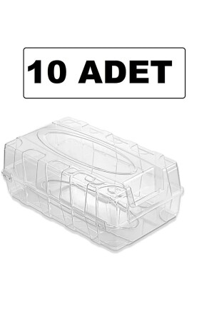 10 Pieces Men's Shoe Storage Box - Transparent Shoe Container Suitable for Travel - Bayev