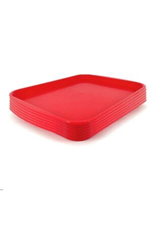 10 Pieces Serving Tray Red Color 27*35 Cm Medium Size 27*35cm Red Presentation Tray 1. Quality - MATARMUTFAK