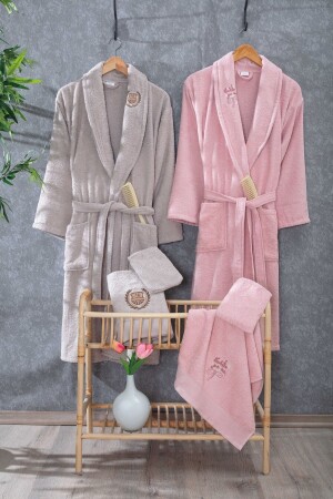 10-teiliges besticktes Bademantel-Set – Bademantel – Bademantel-Set – Mitgift-Set - Lorateks
