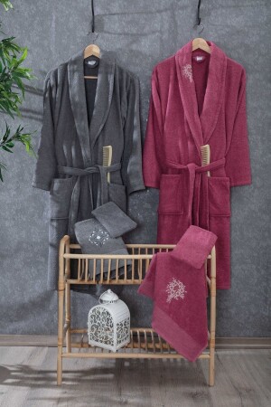 10-teiliges besticktes Bademantel-Set, Bademantel-Set, Mitgift-Set - Lorateks