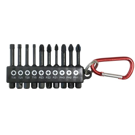 10-teiliges Schraubendreher-Bit-Set HiKOKI 1/4
